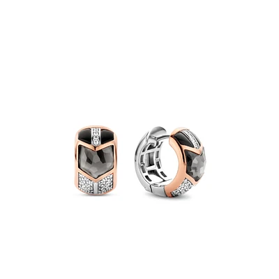 Art Deco Huggie Earrings
