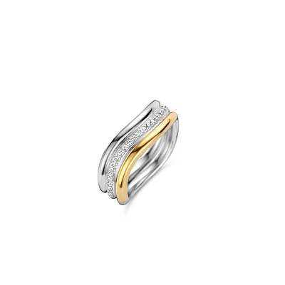Wave Trio Ring