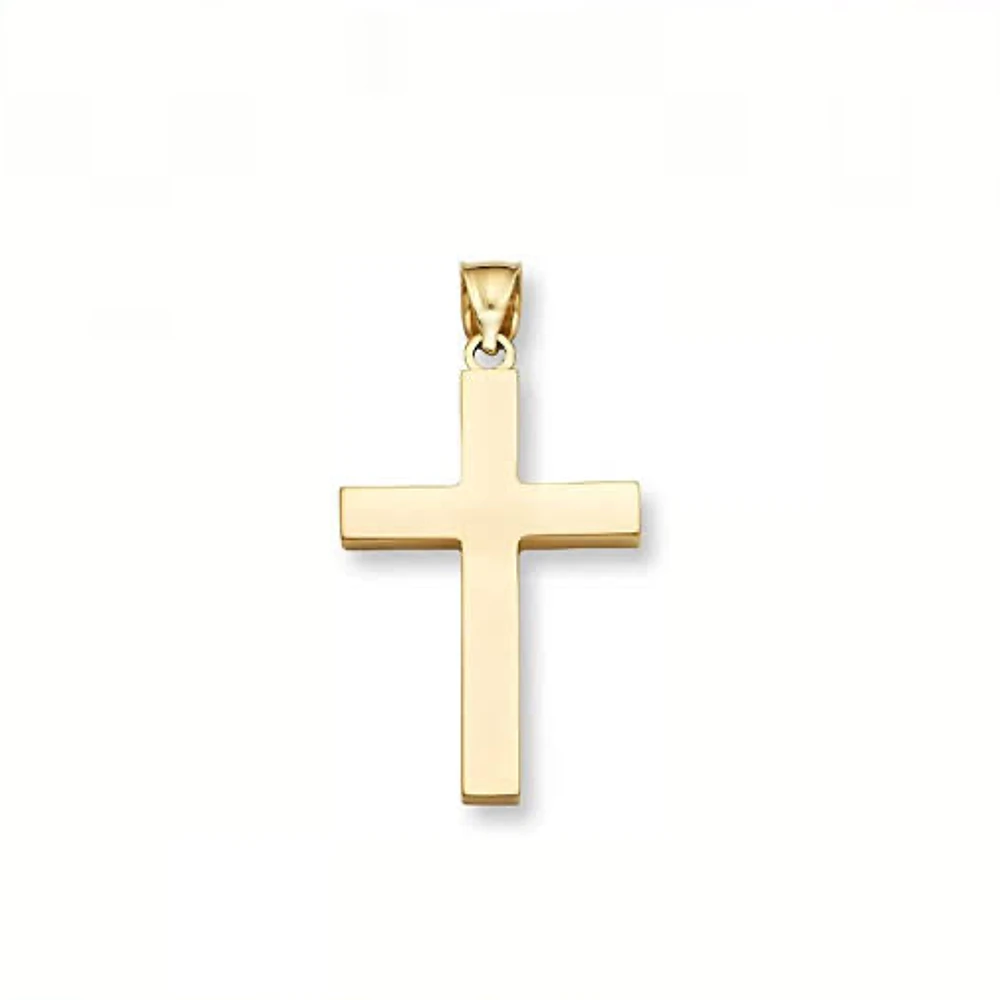Squared Cross Pendant 23MM