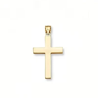 Squared Cross Pendant 23MM
