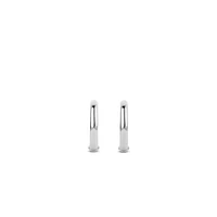 Basic 14MM Silver Huggie Earrings