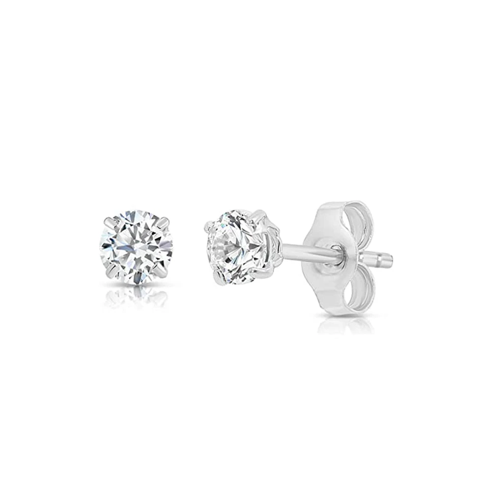 5MM Zirconia Single Stud Earring