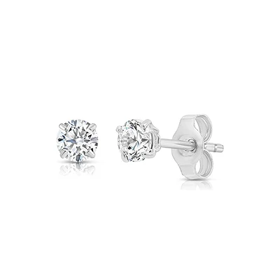5MM Zirconia Single Stud Earring