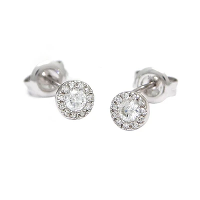 14K Diamond Earrings