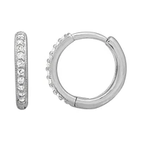 Diamond Huggie 11.5MM Earrings