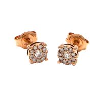 .20ct Diamond Rose Gold Stud Earrings