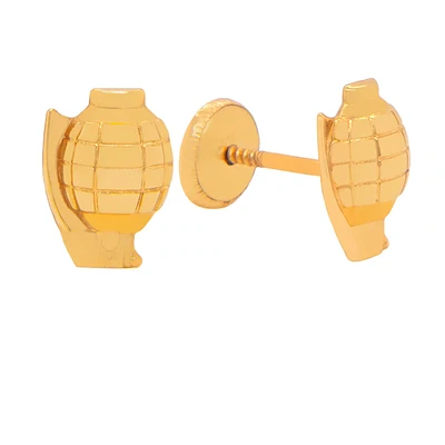 Grenade Stud Earrings