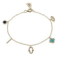 Lucky Charms 14K Bracelet