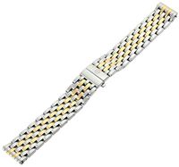18MM Two Tone Seven Link Strap