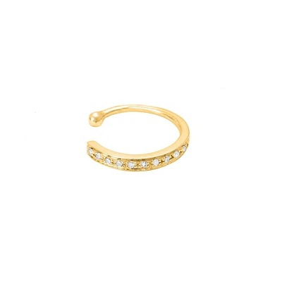 Diamond Ear Cuff 14K