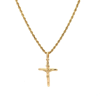 Crucifix 25MM Hollow Pendant