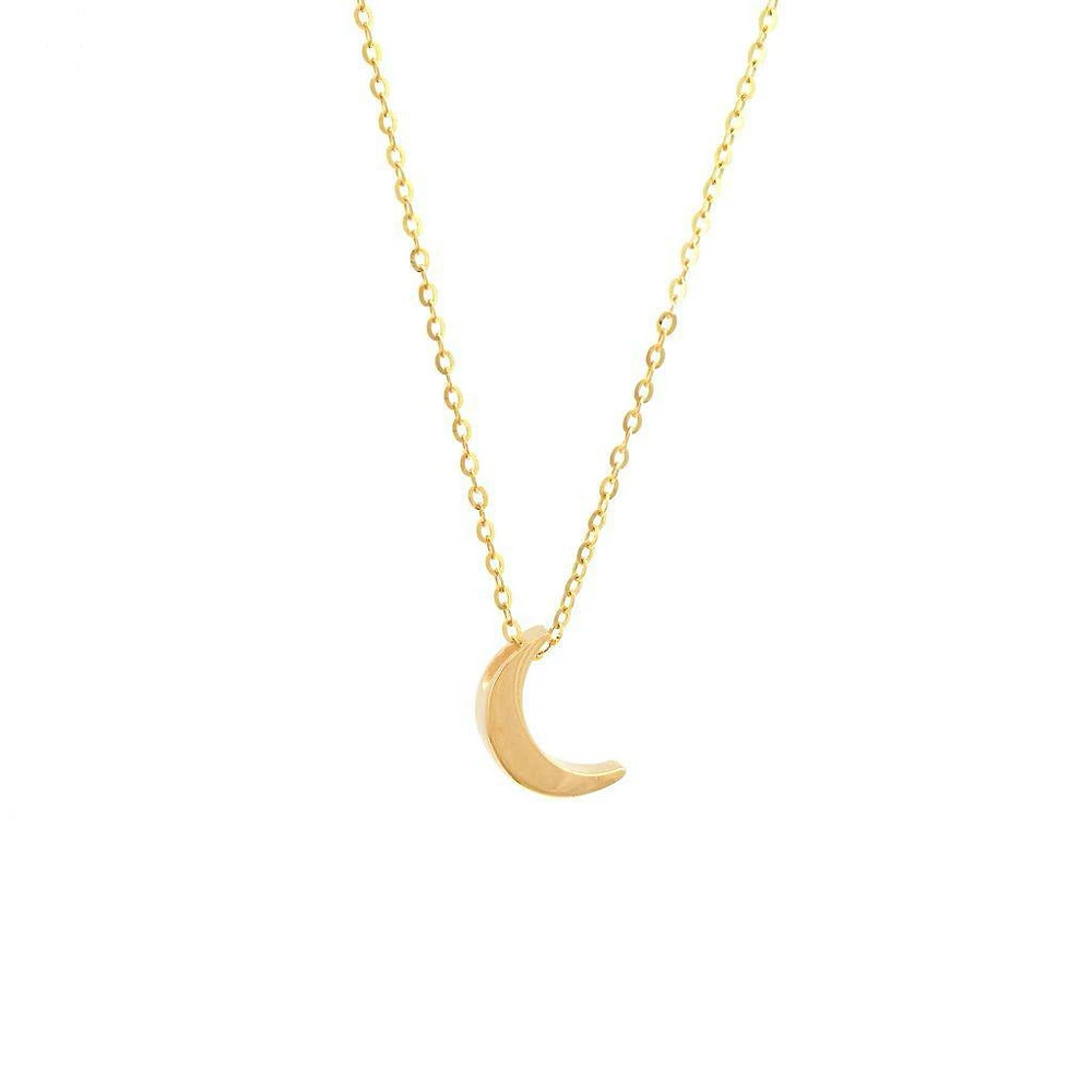 Golden Moon Necklace 14K
