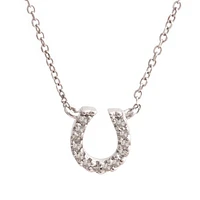 Petit Horse Shoe Necklace 14K