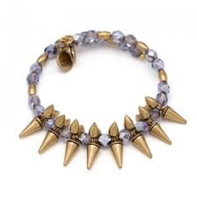Rock and Raw Lavender Bangle