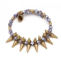 Rock and Raw Lavender Bangle