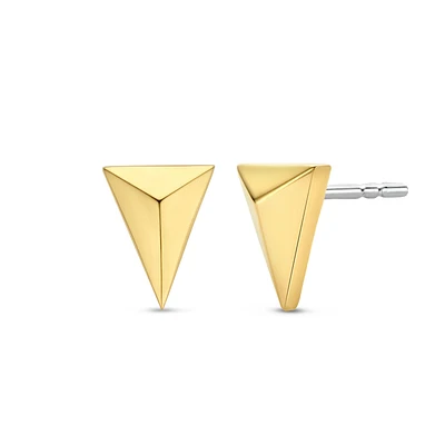 Golden Rebel Stud Earrings