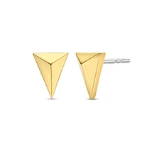 Golden Rebel Stud Earrings