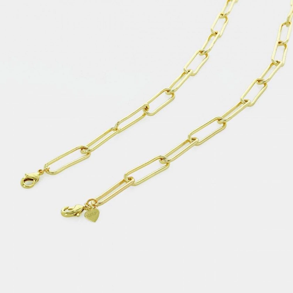 Large Paperclip Link Multi Way Chain