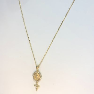 Cross Dangle Milagrosa Necklace