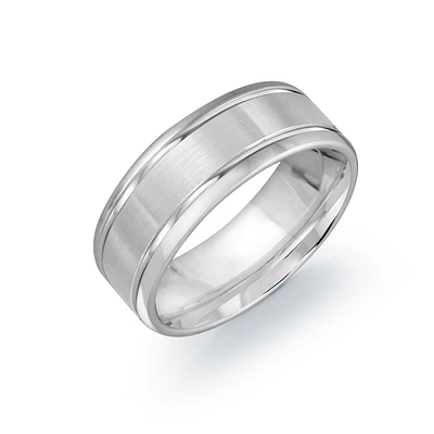 Cobalt Chromo Brushed/Polished Ring