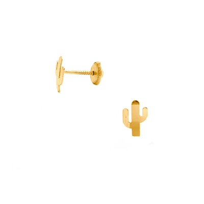 Cactus 14K Earrings