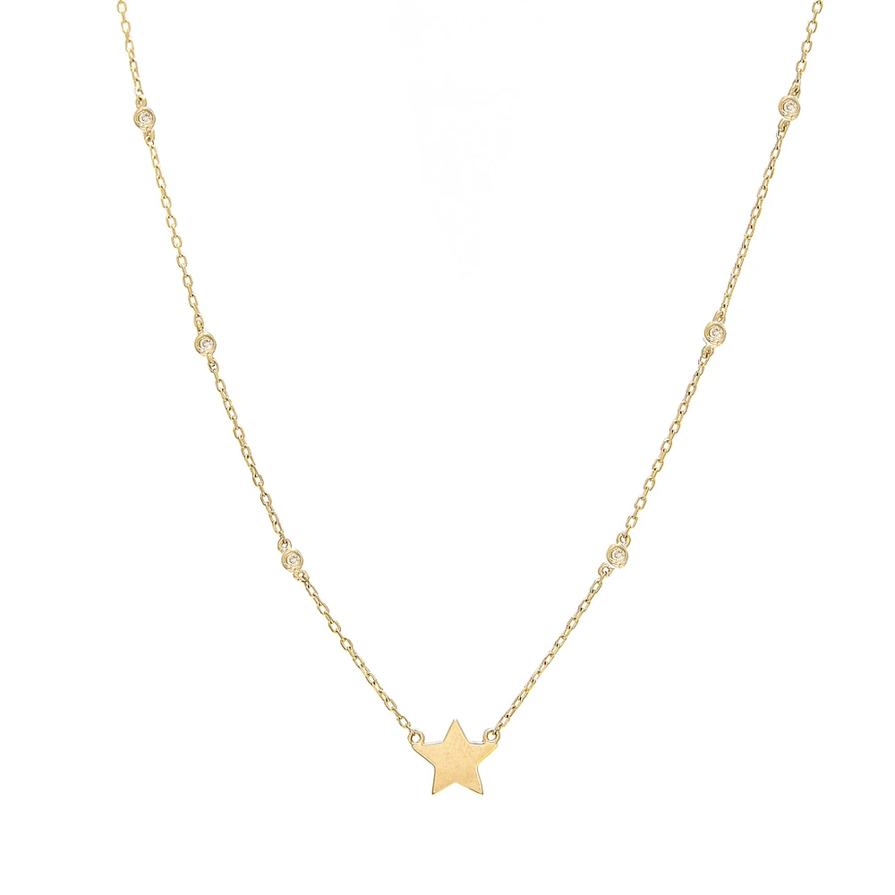 Star Diamond Necklace