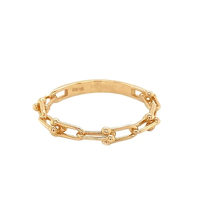 Hardware Link 14K Ring