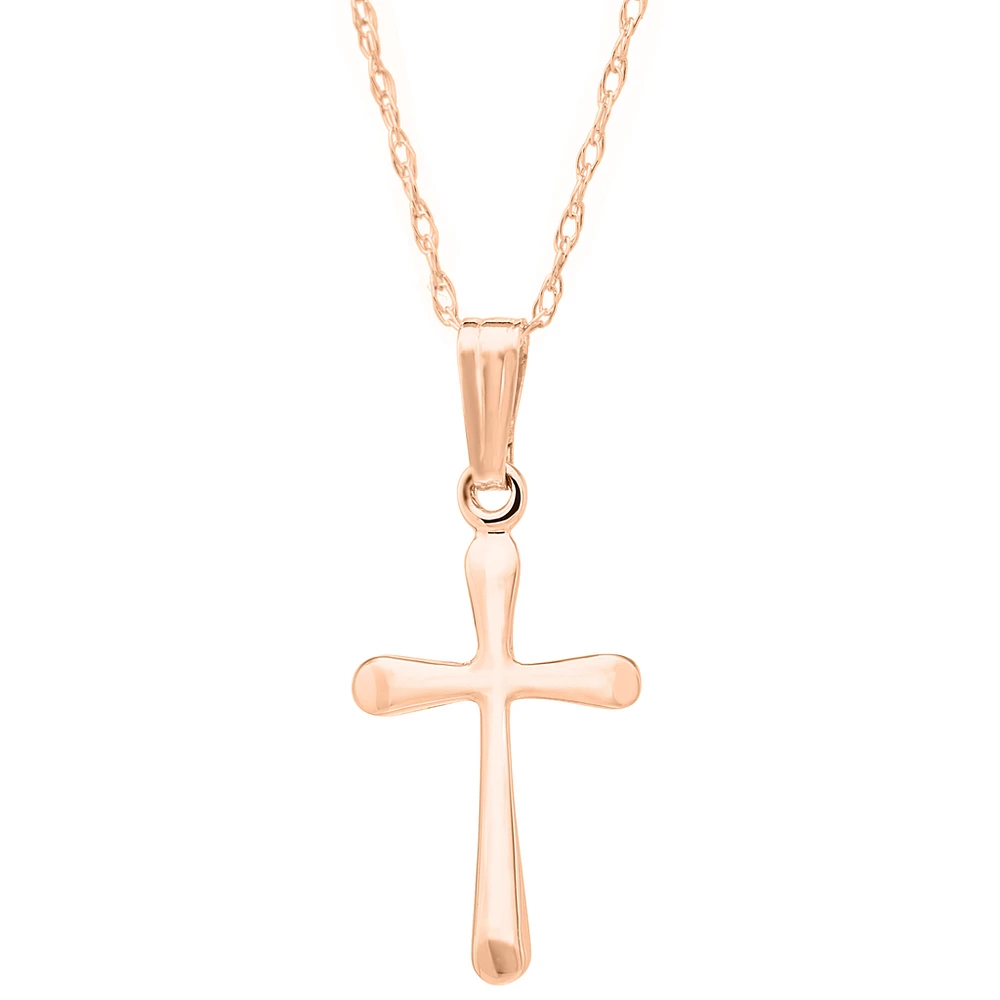 Rose Cross Kids Necklace