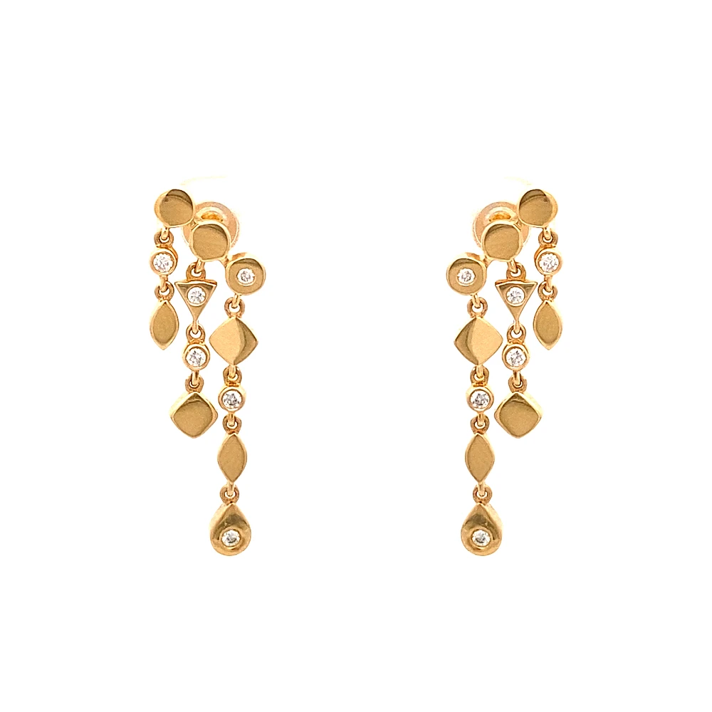 Dangle Diamond Earrings