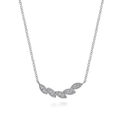 Leaves Diamond Necklace