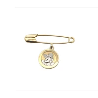 Two Tone Angel Baby Pin