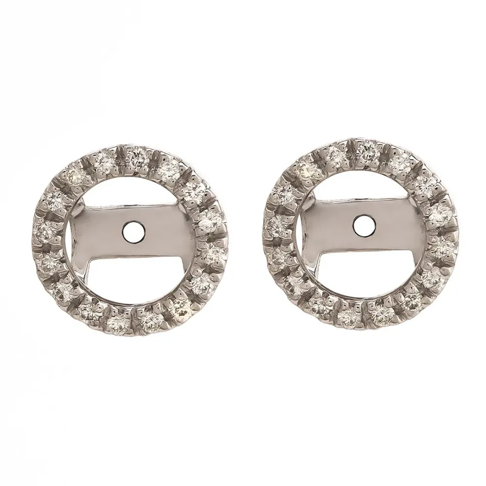 Diamond Jackets For .25ct Stud Earrings