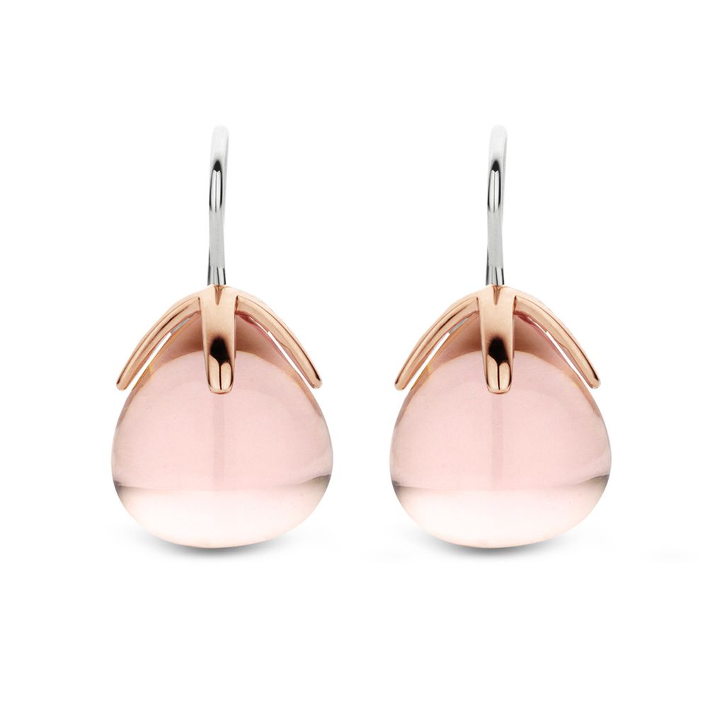 Pink Flowerbud Earrings