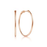 30MM Rose Gold Hoop Earrings