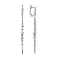 Linear Diamond Earrings