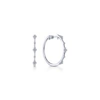 My Favorite White Gold 20mm Hoop Earrings