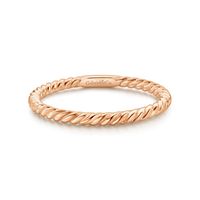 14K Rose Gold Twist Ring