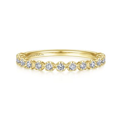 15 Diamond Yellow Gold Ring 14K