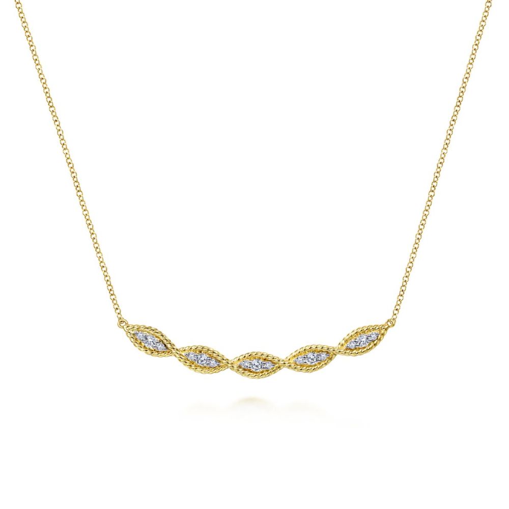 Twisted Diamonds Necklace