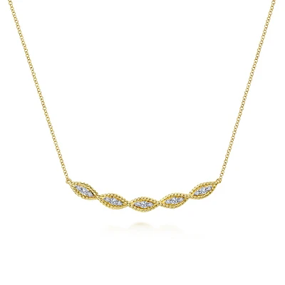 Twisted Diamonds Necklace