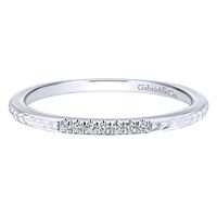 Seven Diamond 14K White Gold Ring