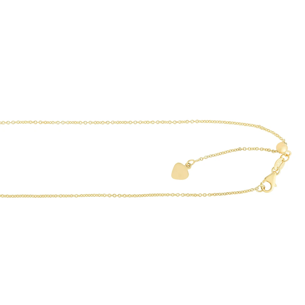 Adjustable Sliding Ball Chain 18''