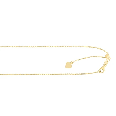 Adjustable Sliding Ball Chain 18''