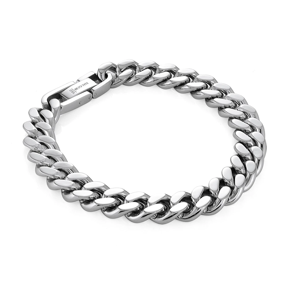 10mm Curb Link Steel Bracelet