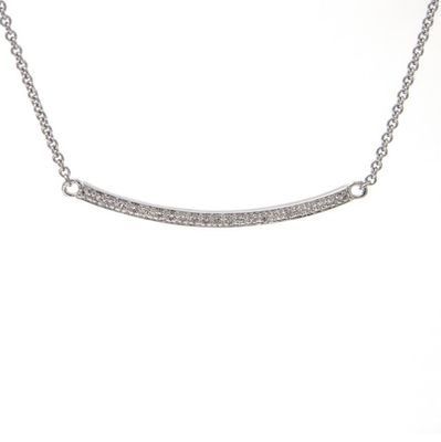 Happy Bar Diamond Necklace