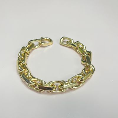 14K Chunky Link Bracelet 7''