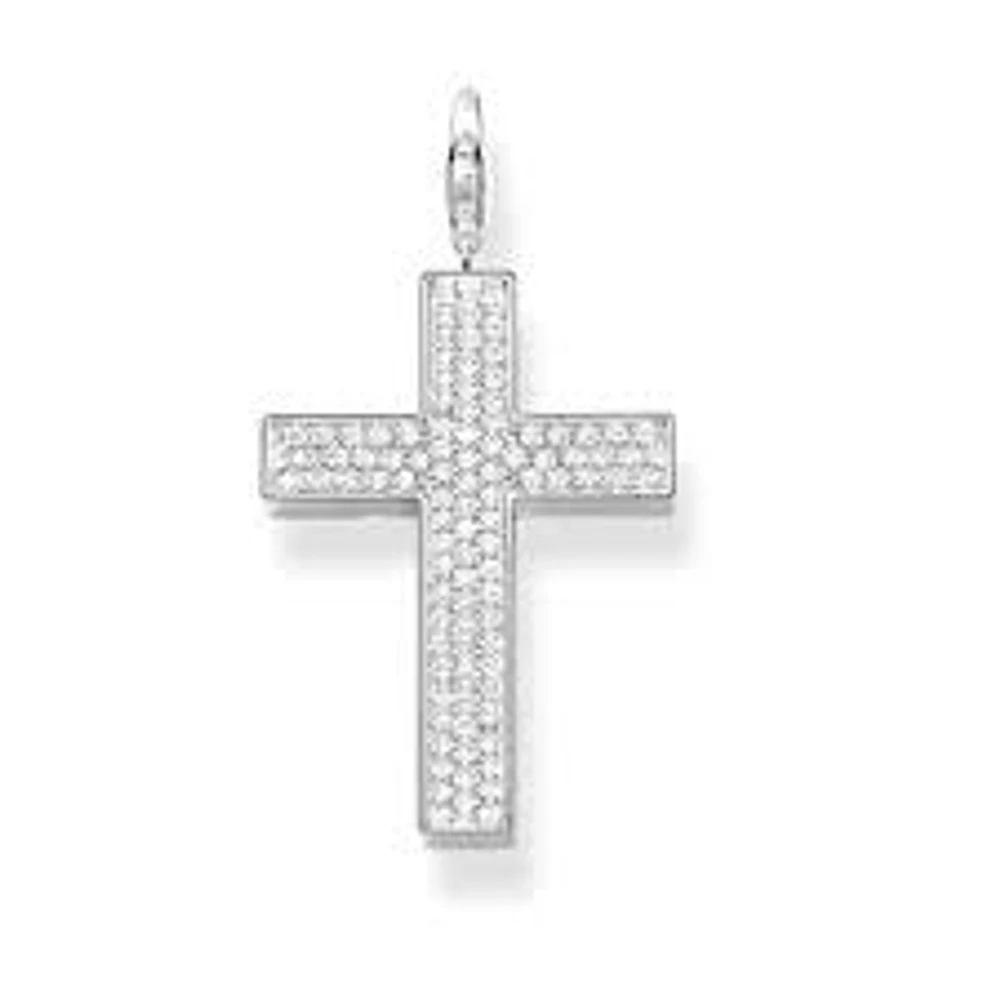 Pave Cross Pendant