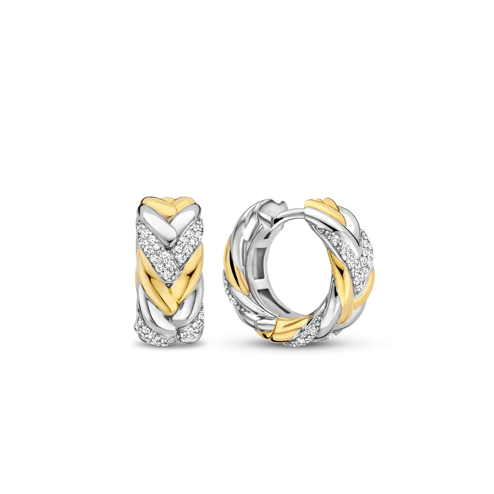Braid Ultra 14MM Huggie Earrings