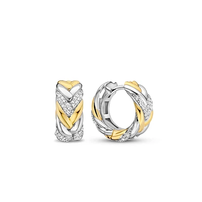 Braid Ultra 14MM Huggie Earrings