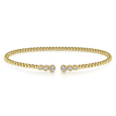 .24ct Diamond Yellow gold Bracelet